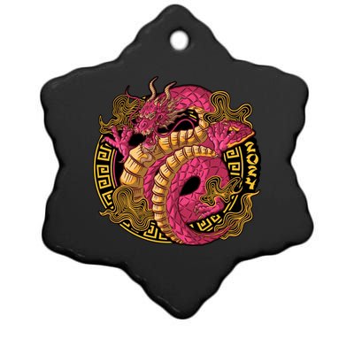 Year Of The Dragon Happy Chinese New Year 2024 Ceramic Star Ornament