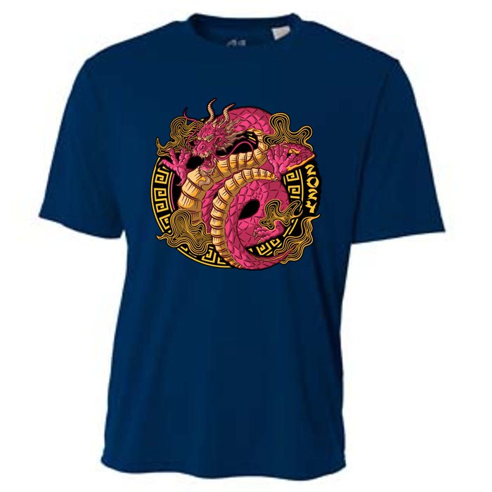 Year Of The Dragon Happy Chinese New Year 2024 Cooling Performance Crew T-Shirt