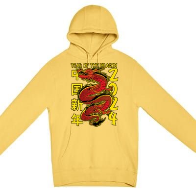 Year Of The Dragon Happy Chinese New Year 2024 Premium Pullover Hoodie