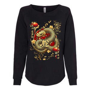 Year Of The Snake 2025 Chinese New Year Womens California Wash Sweatshirt