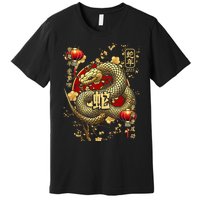 Year Of The Snake 2025 Chinese New Year Premium T-Shirt