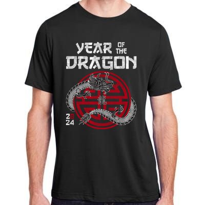 Year Of The Dragon 2024 Zodiac Chinese New Year 2024 Funny Gift Adult ChromaSoft Performance T-Shirt