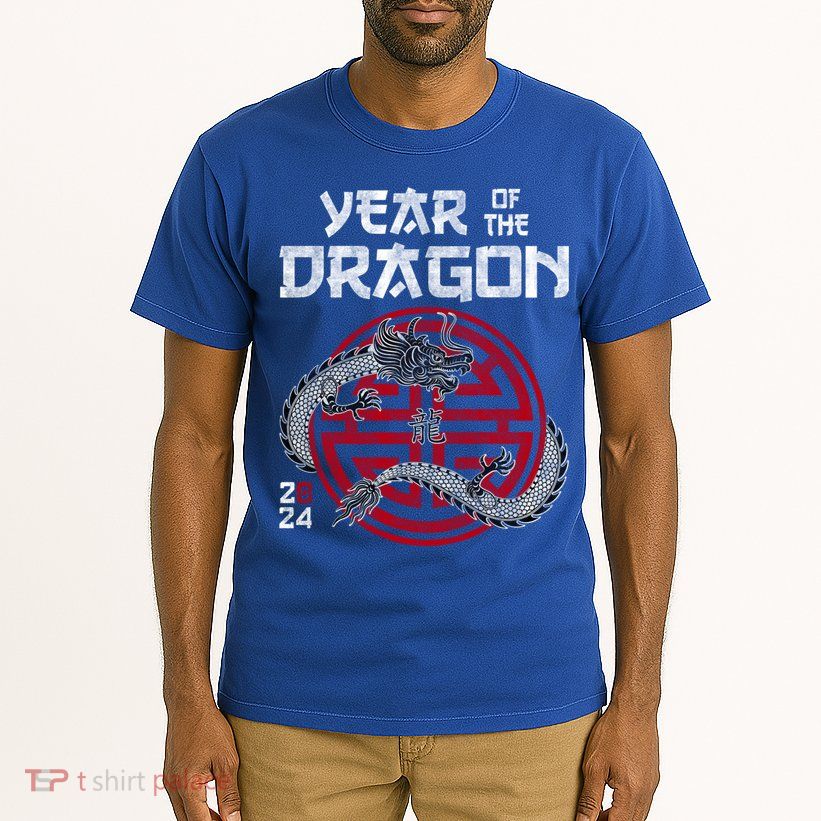 Year Of The Dragon 2024 Zodiac Chinese New Year 2024 Funny Gift Tall T-Shirt