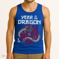 Year Of The Dragon 2024 Zodiac Chinese New Year 2024 Funny Gift Tank Top