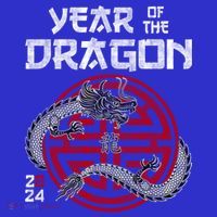 Year Of The Dragon 2024 Zodiac Chinese New Year 2024 Funny Gift Womens T-Shirt