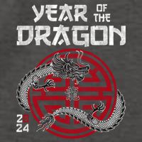 Year Of The Dragon 2024 Zodiac Chinese New Year 2024 Funny Gift Vector Backpack