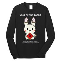 Year of The Rabbit Chinese Zodiac Lunar New Year  Long Sleeve Shirt