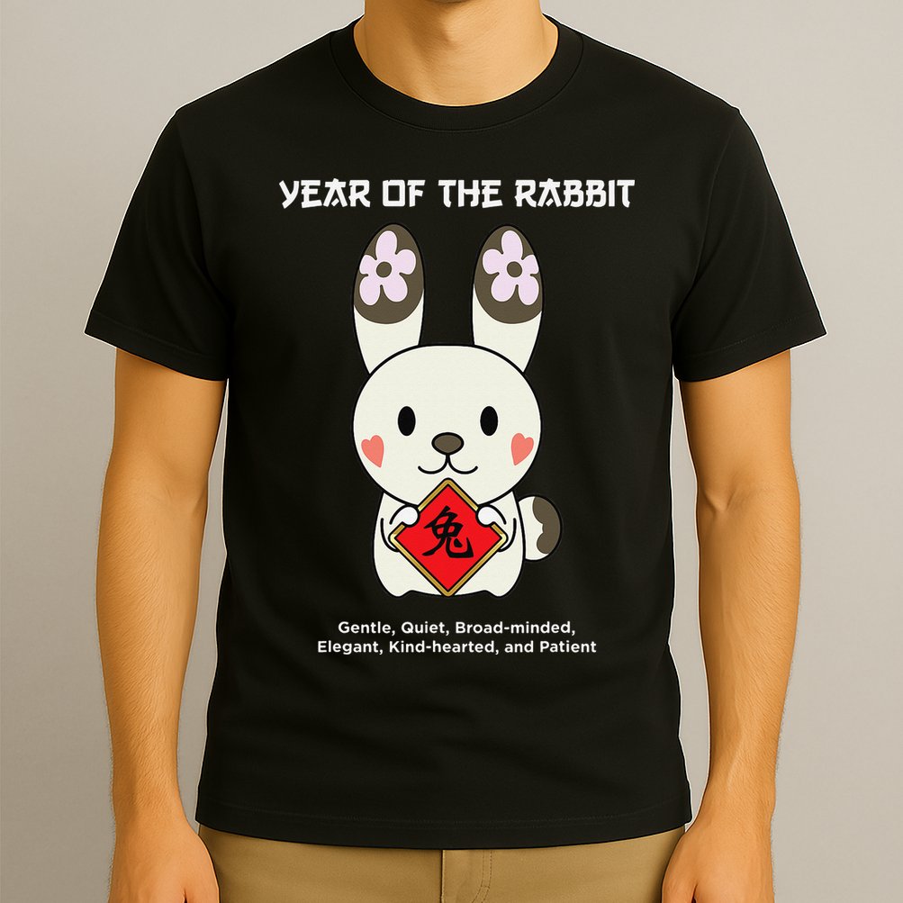 Year of The Rabbit Chinese Zodiac Lunar New Year  T-Shirt