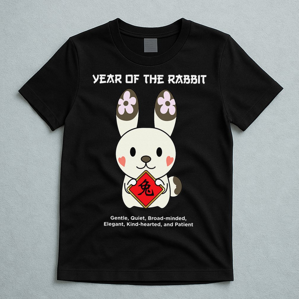 Year of The Rabbit Chinese Zodiac Lunar New Year  T-Shirt