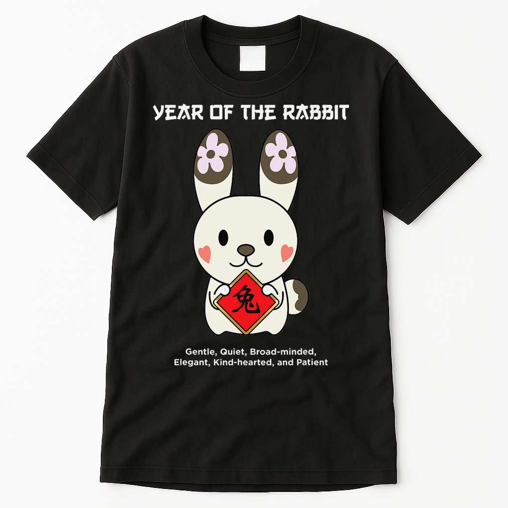 Year of The Rabbit Chinese Zodiac Lunar New Year  Tall T-Shirt