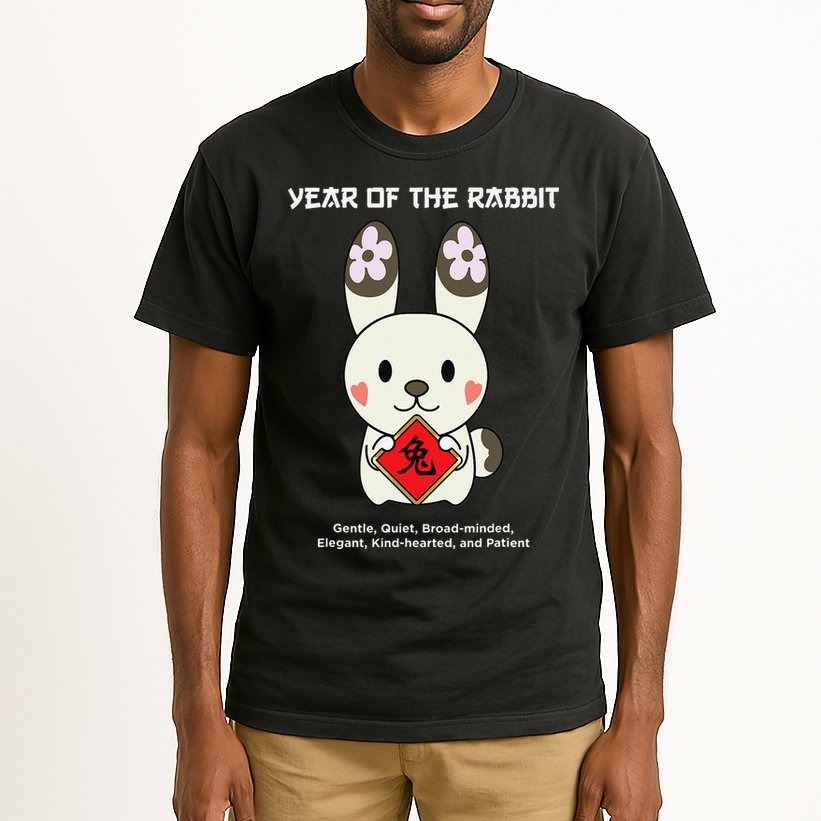 Year of The Rabbit Chinese Zodiac Lunar New Year  Tall T-Shirt