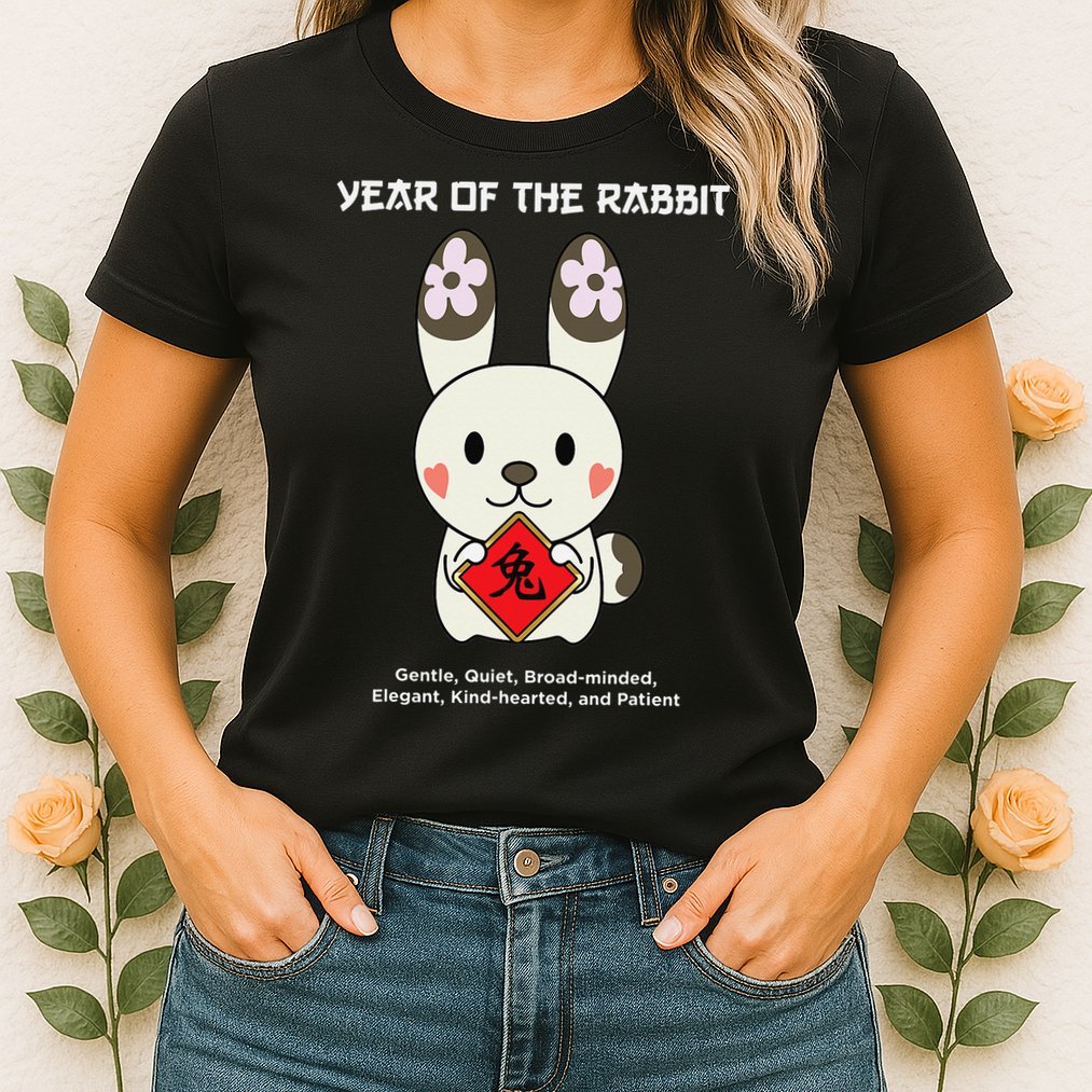 Year of The Rabbit Chinese Zodiac Lunar New Year  Womens T-Shirt