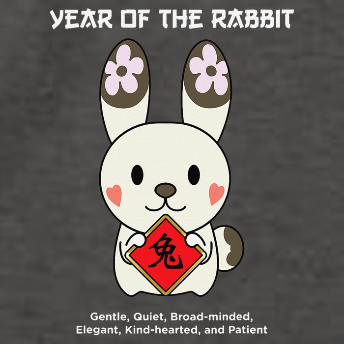 Year of The Rabbit Chinese Zodiac Lunar New Year  Vector Backpack