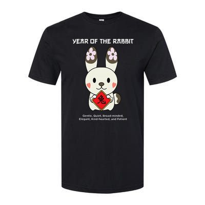 Year of The Rabbit Chinese Zodiac Lunar New Year  Softstyle CVC T-Shirt