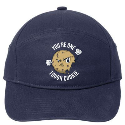 Youre One Tough Cookie Gift 7-Panel Snapback Hat