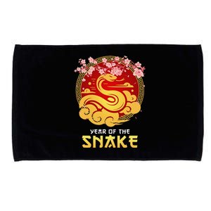 Year Of The Snake Chinese Zodiac Lunar New Year Microfiber Hand Towel