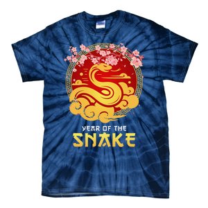 Year Of The Snake Chinese Zodiac Lunar New Year Tie-Dye T-Shirt