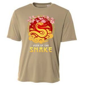 Year Of The Snake Chinese Zodiac Lunar New Year Cooling Performance Crew T-Shirt