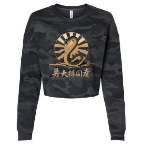 Year Of The Snake 2025 Cropped Pullover Crew