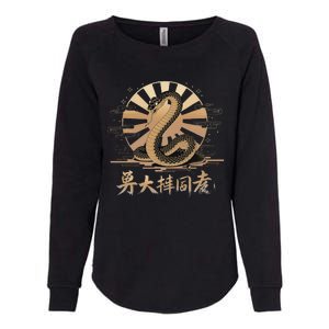 Year Of The Snake 2025 Womens California Wash Sweatshirt