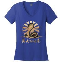 Year Of The Snake 2025 Women's V-Neck T-Shirt