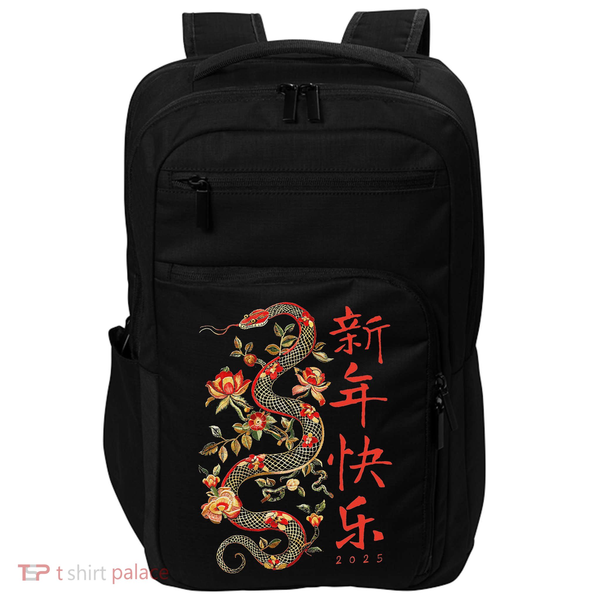 Year Of The Snake 2025 Chinese New Year Impact Tech Backpack