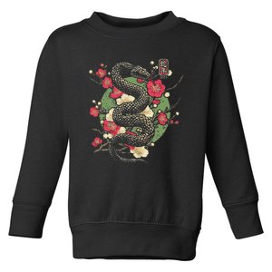 Year Of The Snake 2025 Chinese New Year Toddler Sweatshirt