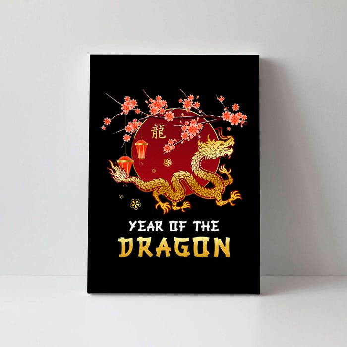 Year Of The Dragon 2024 Lunar New Year Chinese New Year 2024 Canvas