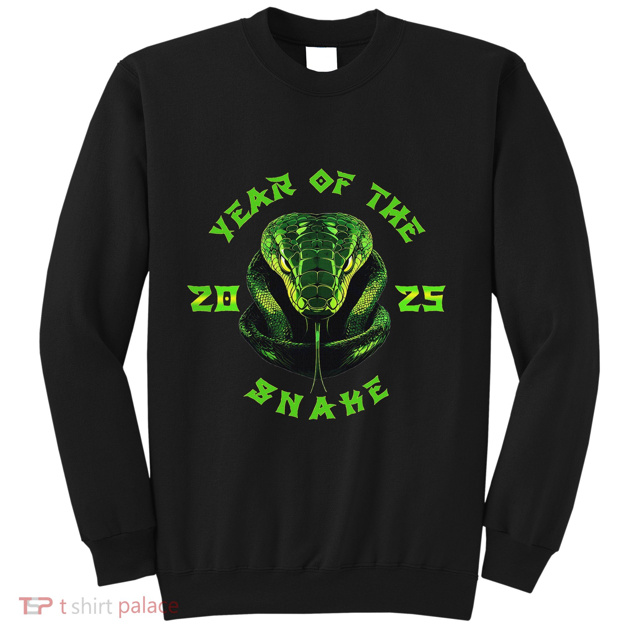 Year Of The Green Snake 2025 Chinese Zodiac Lunar New Year Sweatshirt