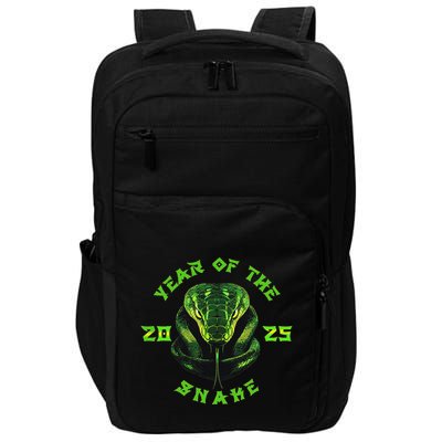 Year Of The Green Snake 2025 Chinese Zodiac Lunar New Year Impact Tech Backpack