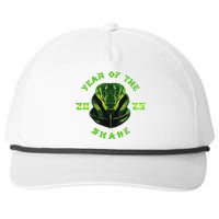 Year Of The Green Snake 2025 Chinese Zodiac Lunar New Year Snapback Five-Panel Rope Hat