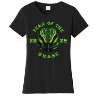 Year Of The Green Snake 2025 Chinese Zodiac Lunar New Year Women's T-Shirt