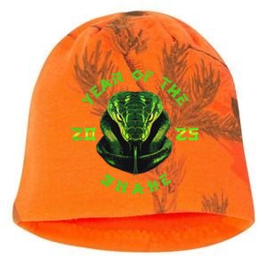 Year Of The Green Snake 2025 Chinese Zodiac Lunar New Year Kati - Camo Knit Beanie