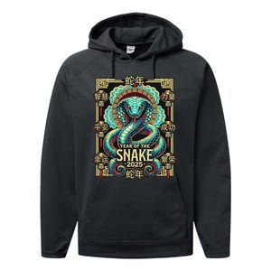 Year Of The Snake 2025 Chinese New Year Performance Fleece Hoodie