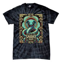 Year Of The Snake 2025 Chinese New Year Tie-Dye T-Shirt