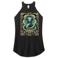 Year Of The Snake 2025 Chinese New Year Women's Perfect Tri Rocker Tank