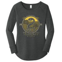 Year Of The Snake 2025 Chinese New Year Women's Perfect Tri Tunic Long Sleeve Shirt