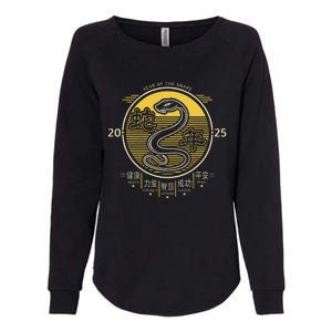 Year Of The Snake 2025 Chinese New Year Womens California Wash Sweatshirt