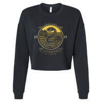 Year Of The Snake 2025 Chinese New Year Cropped Pullover Crew