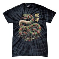 Year Of The Snake 2025 Chinese New Year Tie-Dye T-Shirt