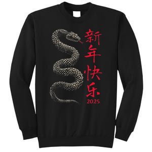 Year Of The Snake 2025 Chinese New Year Tall Sweatshirt