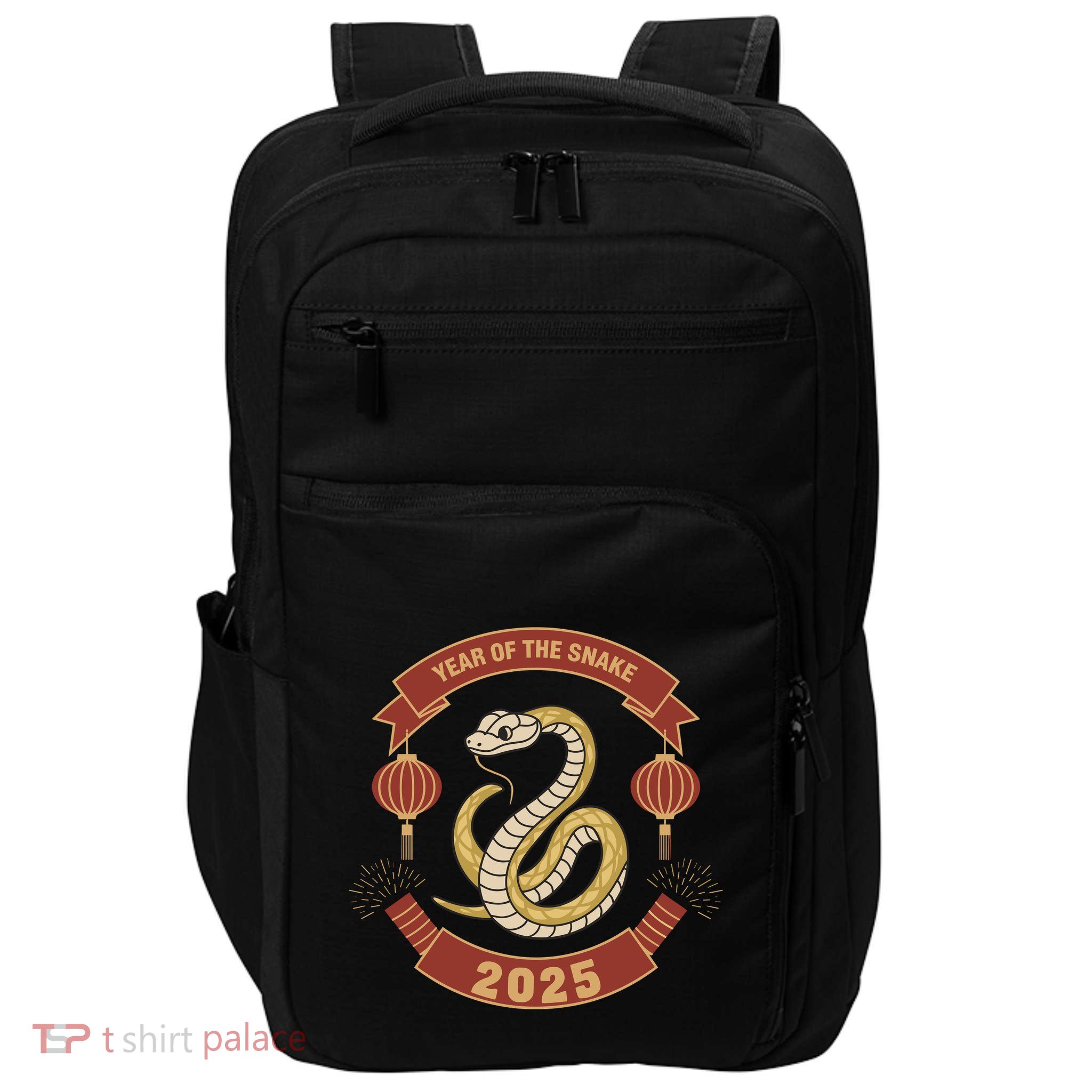 Year Of The Snake 2025 Chinese Zodiac Chinese New Year Impact Tech Backpack