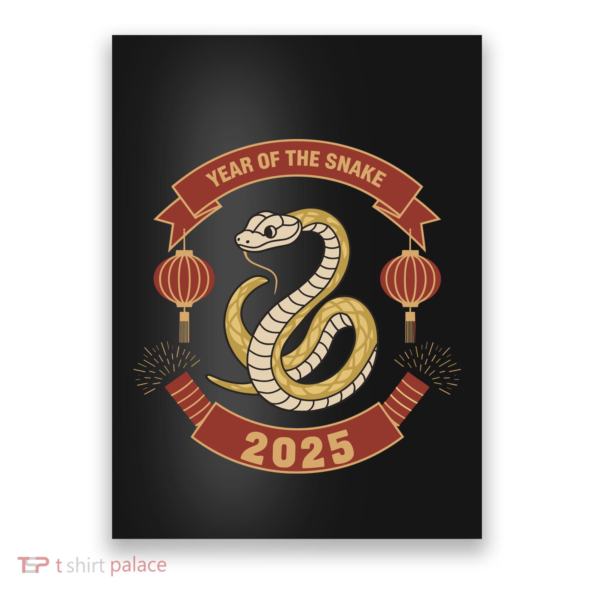 Year Of The Snake 2025 Chinese Zodiac Chinese New Year Poster