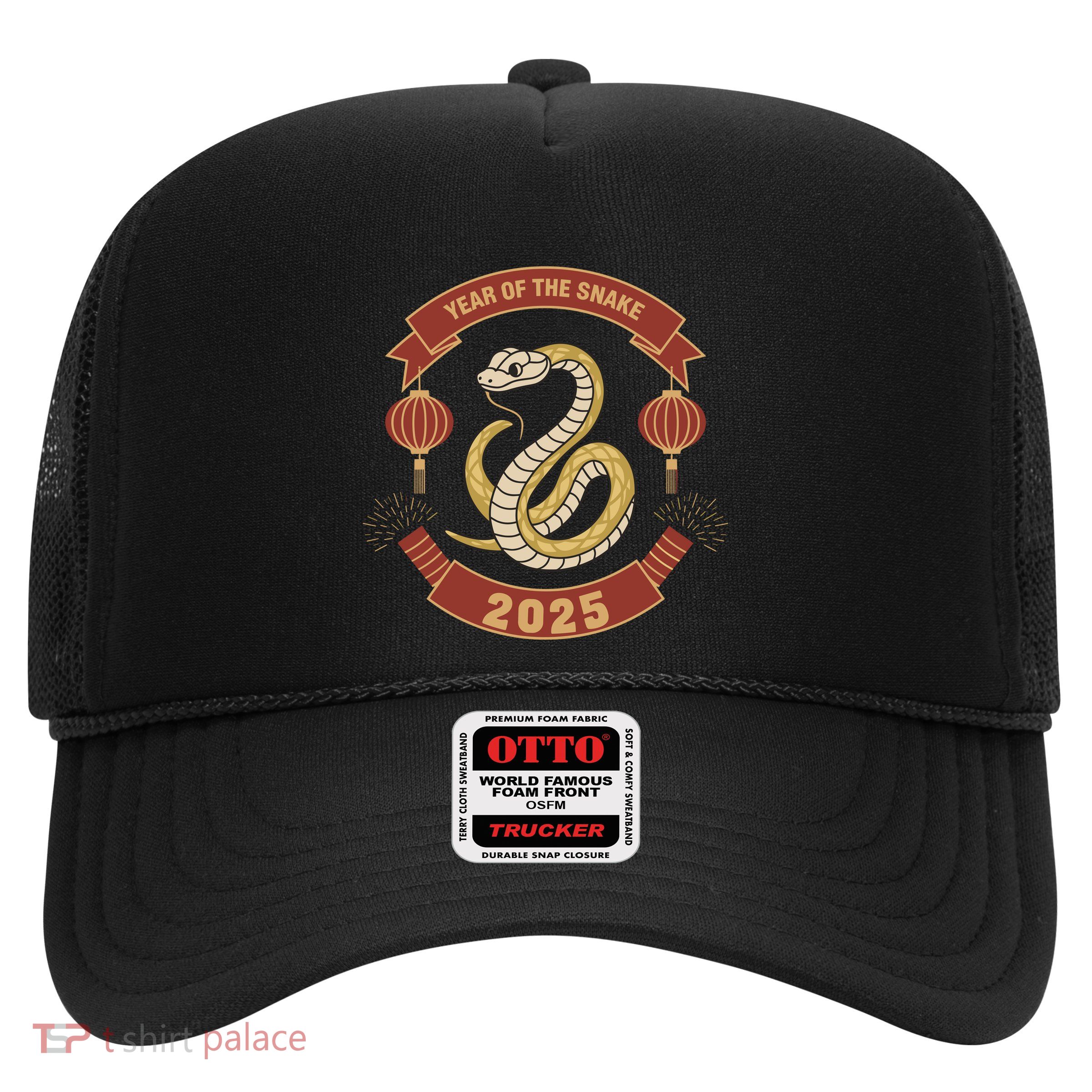 Year Of The Snake 2025 Chinese Zodiac Chinese New Year Trucker Hat