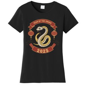 Year Of The Snake 2025 Chinese Zodiac Chinese New Year Women's T-Shirt