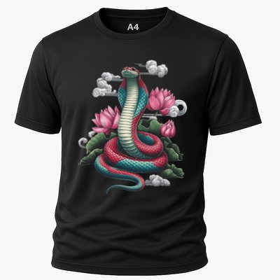 Year Of The Snake 2025 Cool Snake Graphic Art Performance Shirt