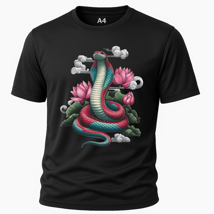 Year Of The Snake 2025 Cool Snake Graphic Art Performance Shirt