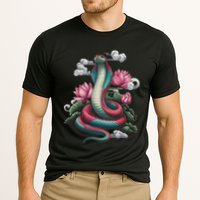 Year Of The Snake 2025 Cool Snake Graphic Art Performance Shirt