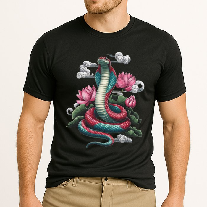 Year Of The Snake 2025 Cool Snake Graphic Art Performance Shirt