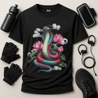 Year Of The Snake 2025 Cool Snake Graphic Art Performance Shirt